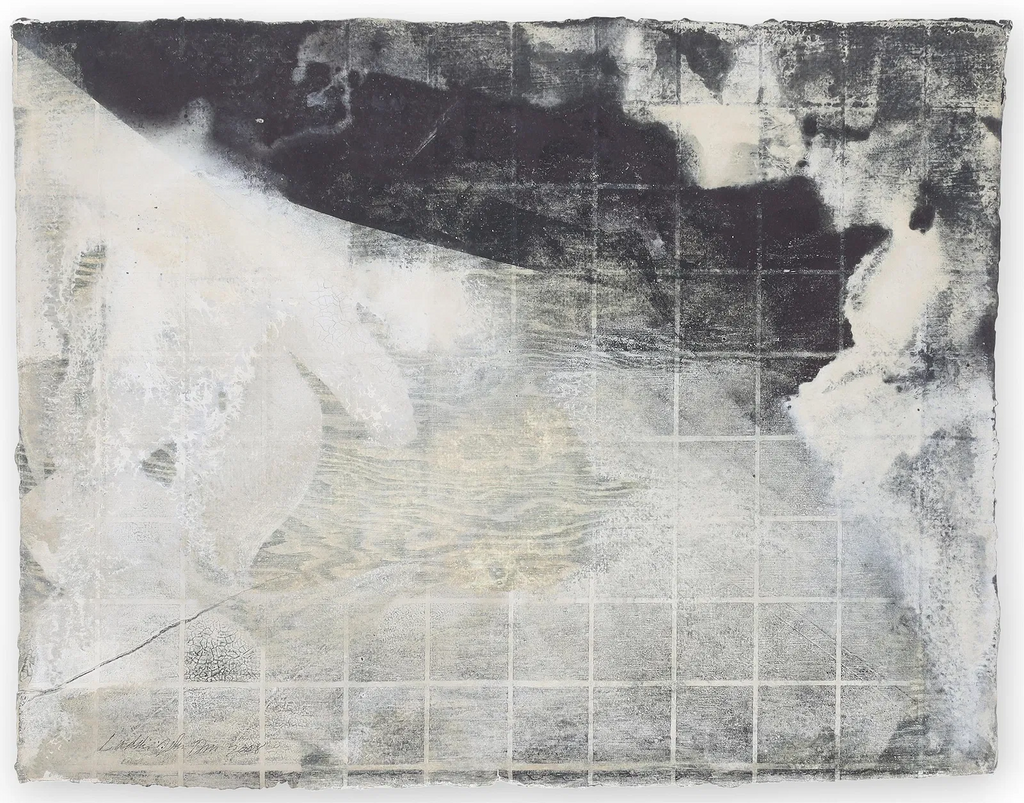 Laddie John Dill – Untitled, 2008. Pigmented Cement and Acrylic on Handmade Paper