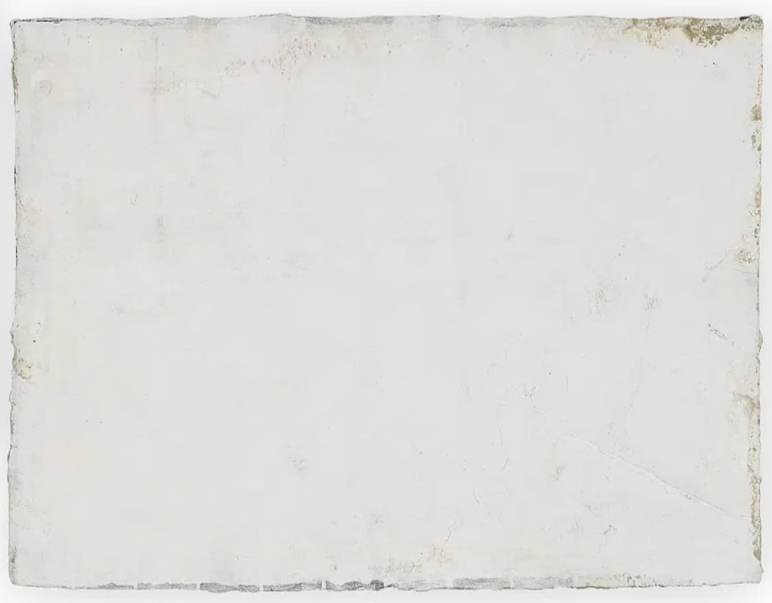 Laddie John Dill – Untitled, 2008. Pigmented Cement and Acrylic on Handmade Paper