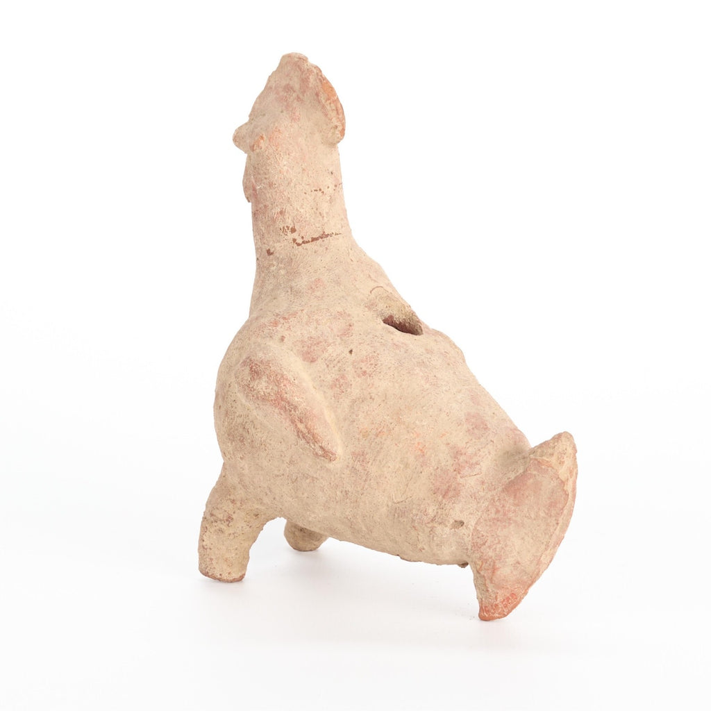 Ancient Egyptian Terracotta Rooster Votive Figure – Ptolemaic to Greco-Roman Period, circa 300 BCE – 300 CE – Ex-Museum