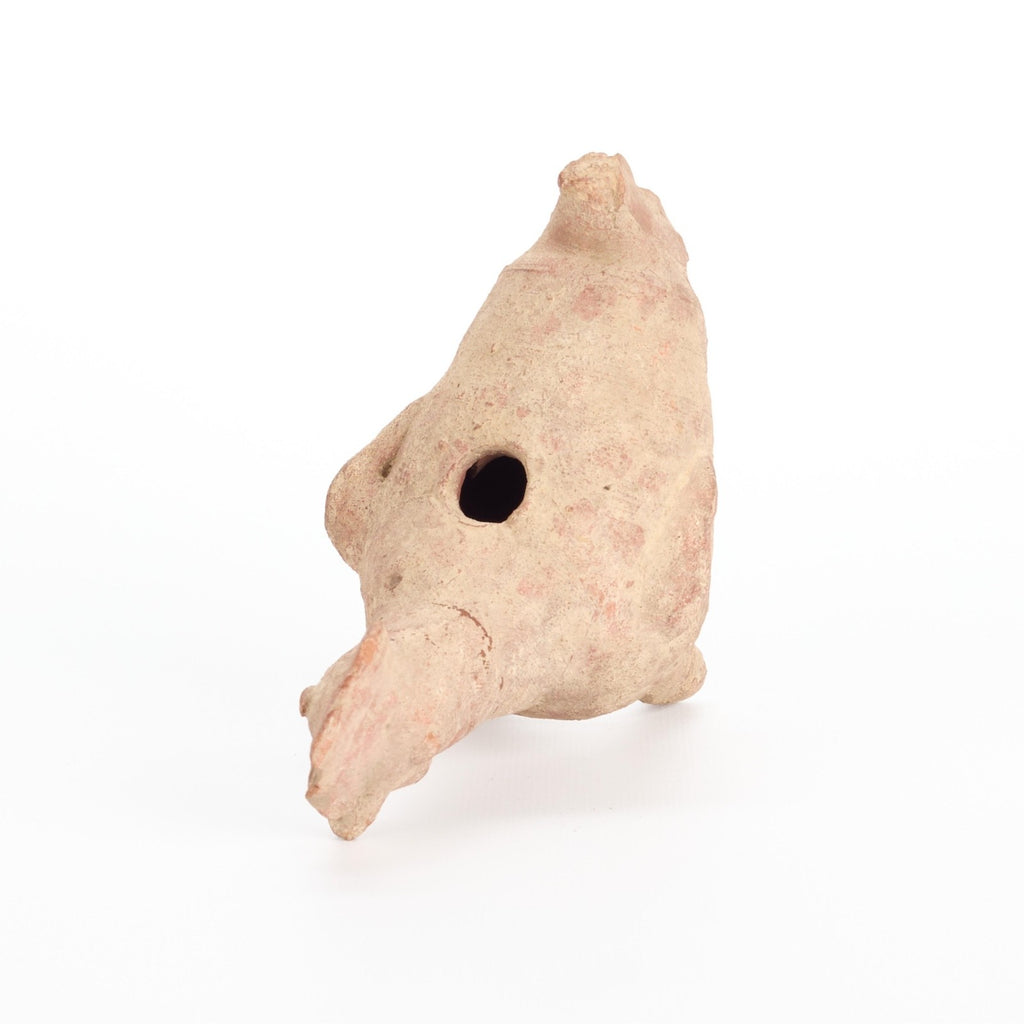 Ancient Egyptian Terracotta Rooster Votive Figure – Ptolemaic to Greco-Roman Period, circa 300 BCE – 300 CE – Ex-Museum