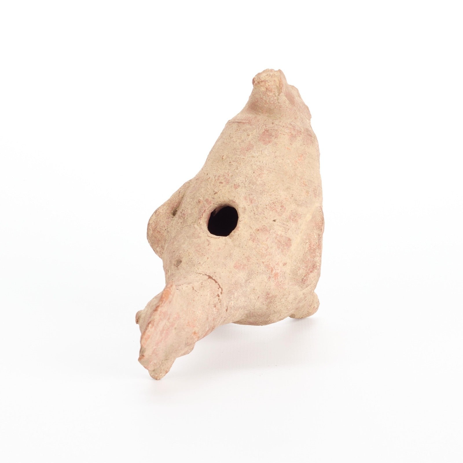Ancient Egyptian Terracotta Rooster Votive Figure – Ptolemaic to Greco-Roman Period, circa 300 BCE – 300 CE – Ex-Museum