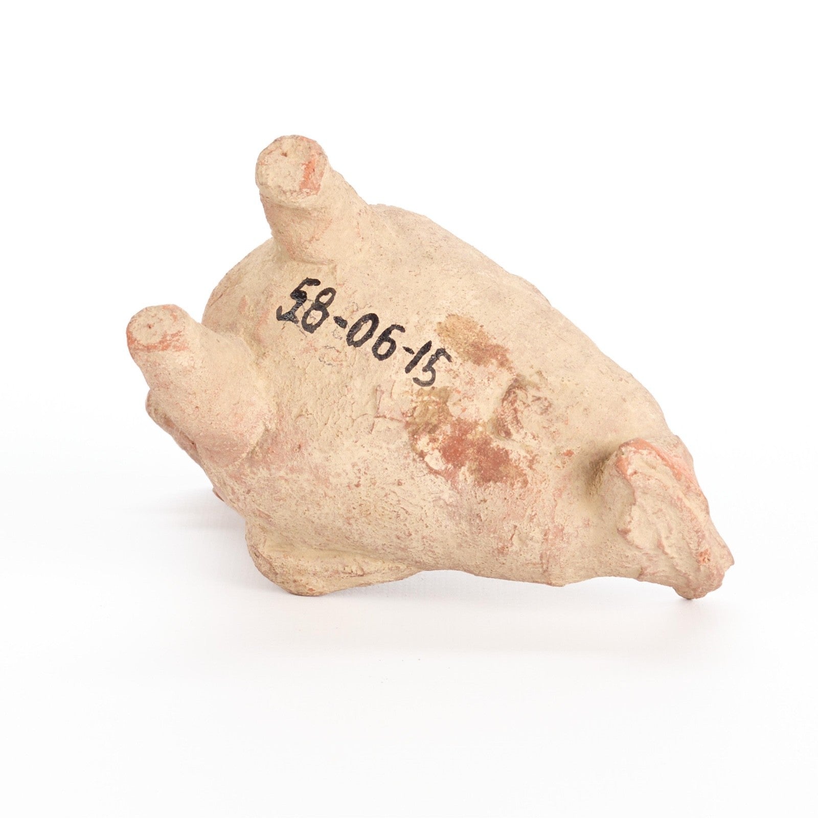 Ancient Egyptian Terracotta Rooster Votive Figure – Ptolemaic to Greco-Roman Period, circa 300 BCE – 300 CE – Ex-Museum