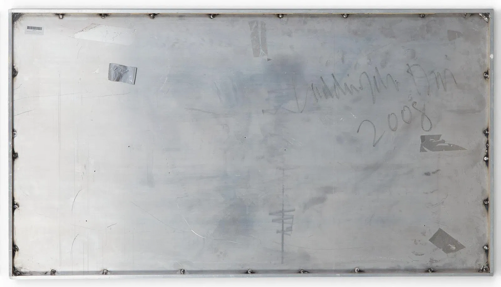 Laddie John Dill – Abstract Composition, 2008. Textured Aviation Aluminum Panel