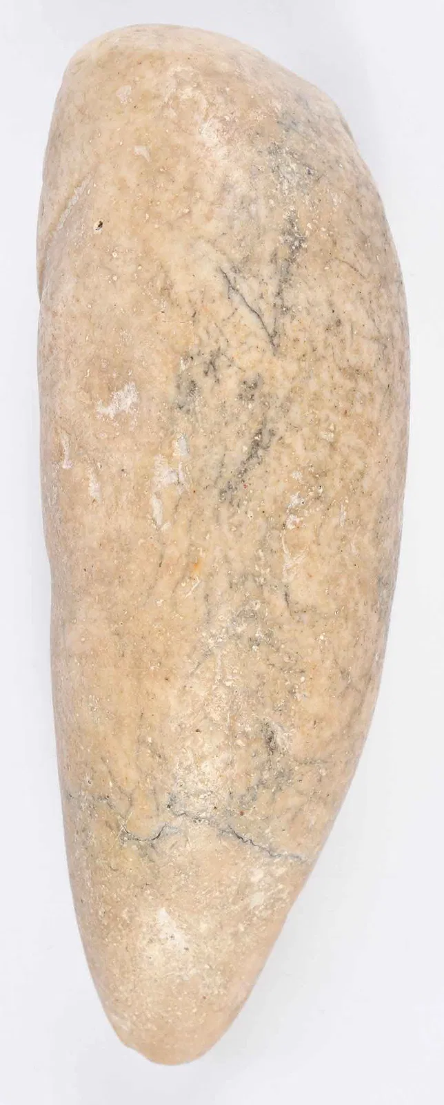 Mezcala Carved Stone Fetish Figure with Bearded Face – Pre-Columbian Mesoamerica, Circa 700–200 BCE