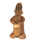 Colima Seated Drummer Figure – Protoclassic West Mexico, Circa 100 BCE–250 CE