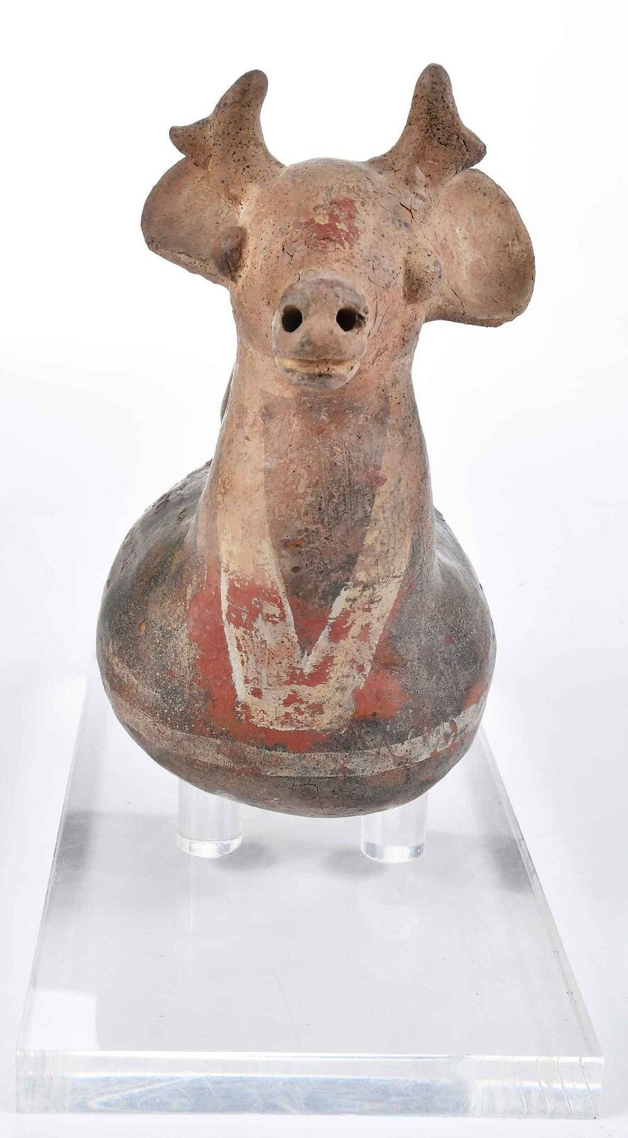 Ancient Pre-Columbian Vicús Pottery Deer Vessel – Peru, ca. 100–500 CE