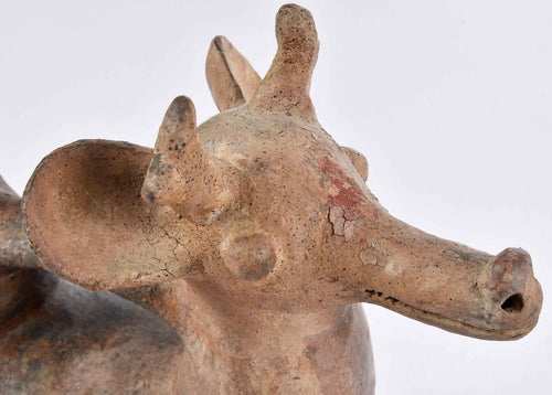 Ancient Pre-Columbian Vicús Pottery Deer Vessel – Peru, ca. 100–500 CE