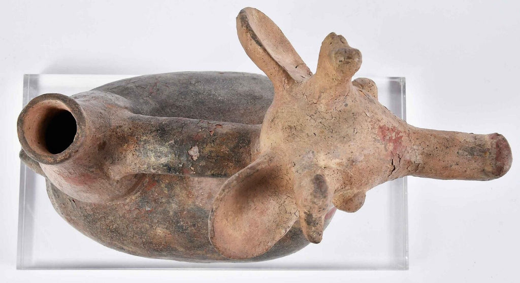 Ancient Pre-Columbian Vicús Pottery Deer Vessel – Peru, ca. 100–500 CE