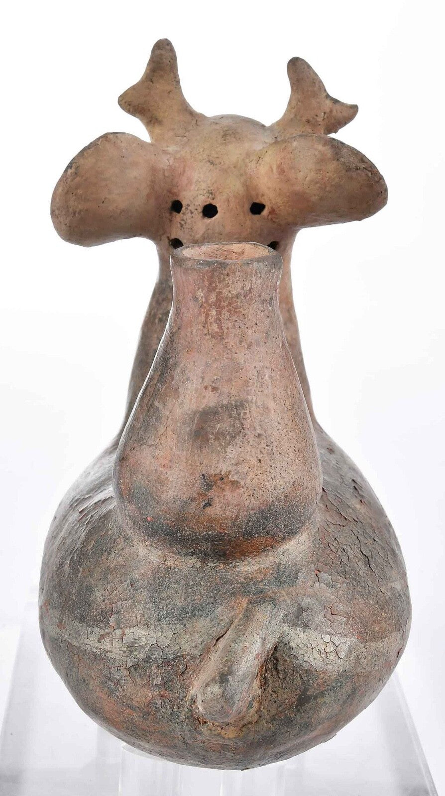 Ancient Pre-Columbian Vicús Pottery Deer Vessel – Peru, ca. 100–500 CE