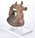 Ancient Pre-Columbian Vicús Pottery Deer Vessel – Peru, ca. 100–500 CE