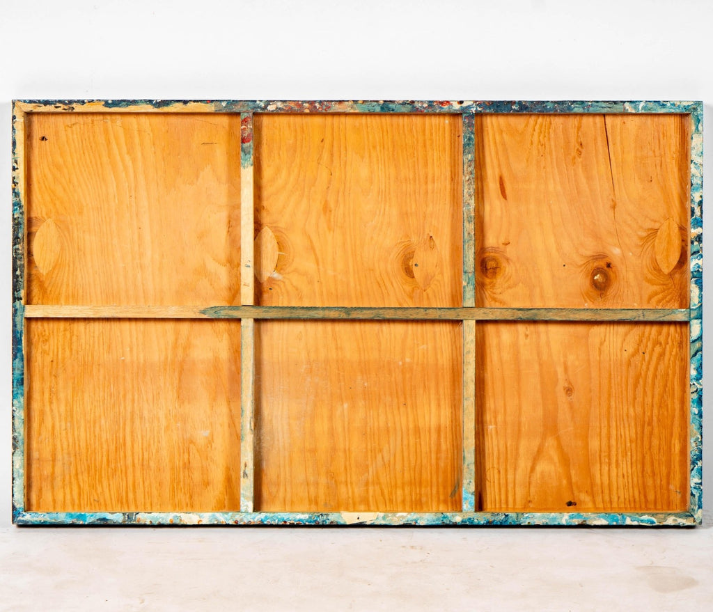 Laddie John Dill – Untitled. Concrete, Glass, Pigments, and Wood Panel