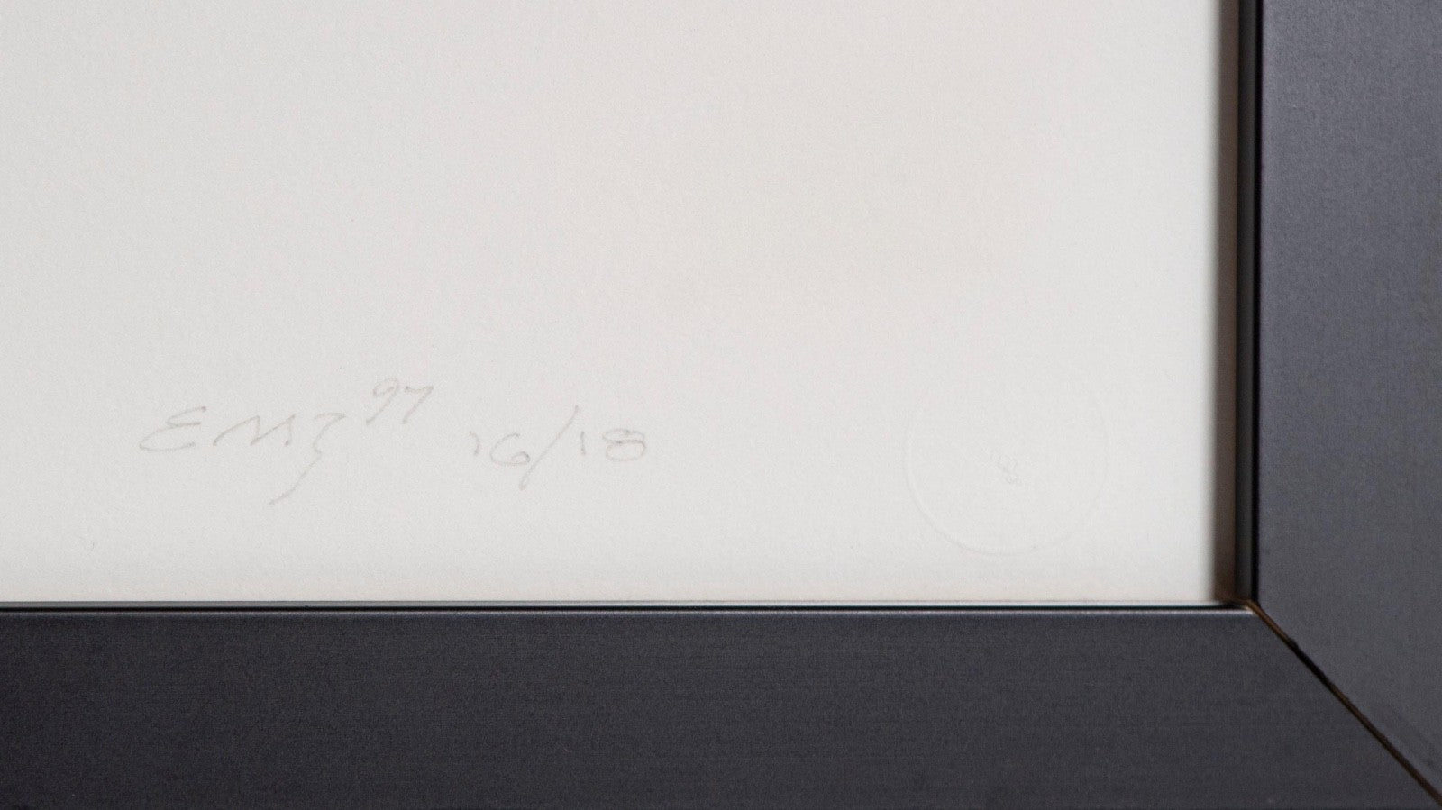 Ed Moses – Red Dots, 1997. Signed & Numbered Color Etching, Edition 16/18