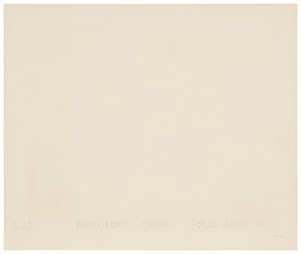 Peter Alexander — Monument Valley, 1972 (B.A.T. Impression)