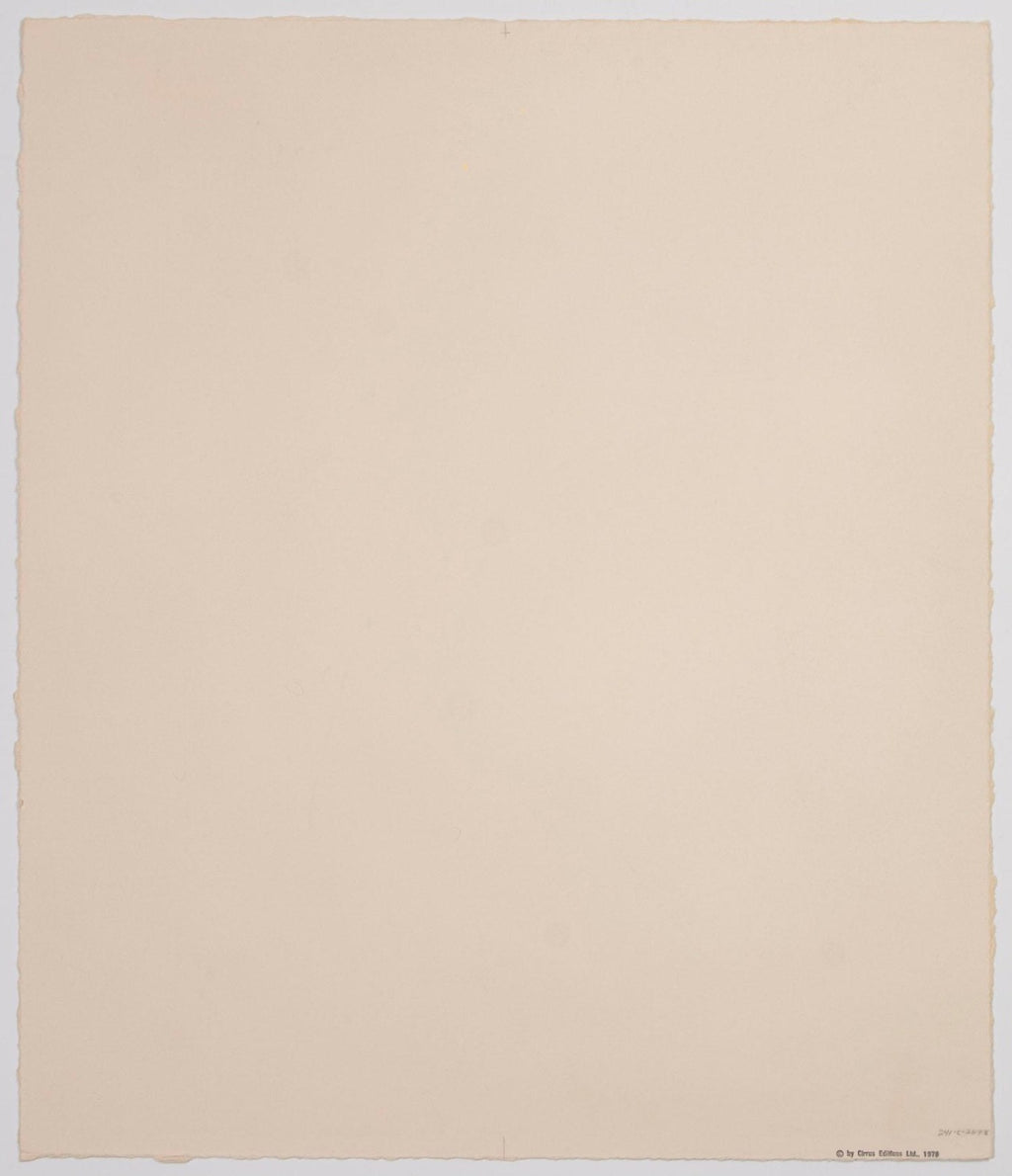Joe Goode – Rainy Season 78 No. 3, 1978. Signed & Numbered Cirrus Editions Lithograph with Razor Blade Manipulation, Ed. 26/30
