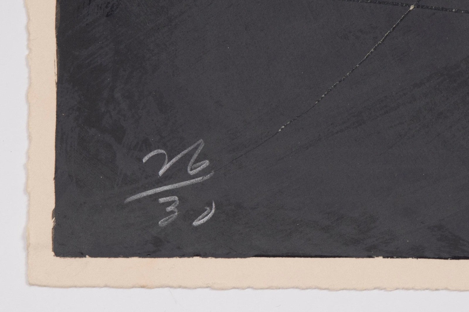 Joe Goode – Rainy Season 78 No. 3, 1978. Signed & Numbered Cirrus Editions Lithograph with Razor Blade Manipulation, Ed. 26/30
