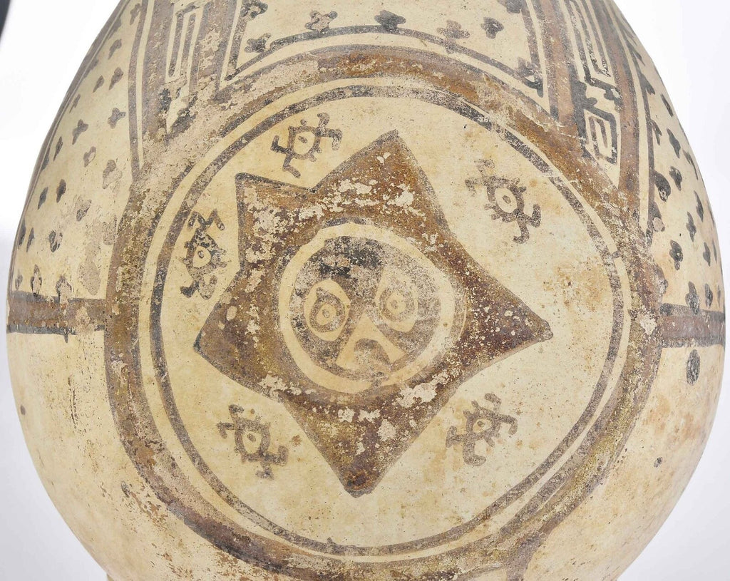 Chancay Painted Ovoid Amphora – Coastal Peru, Circa 1100–1400 CE