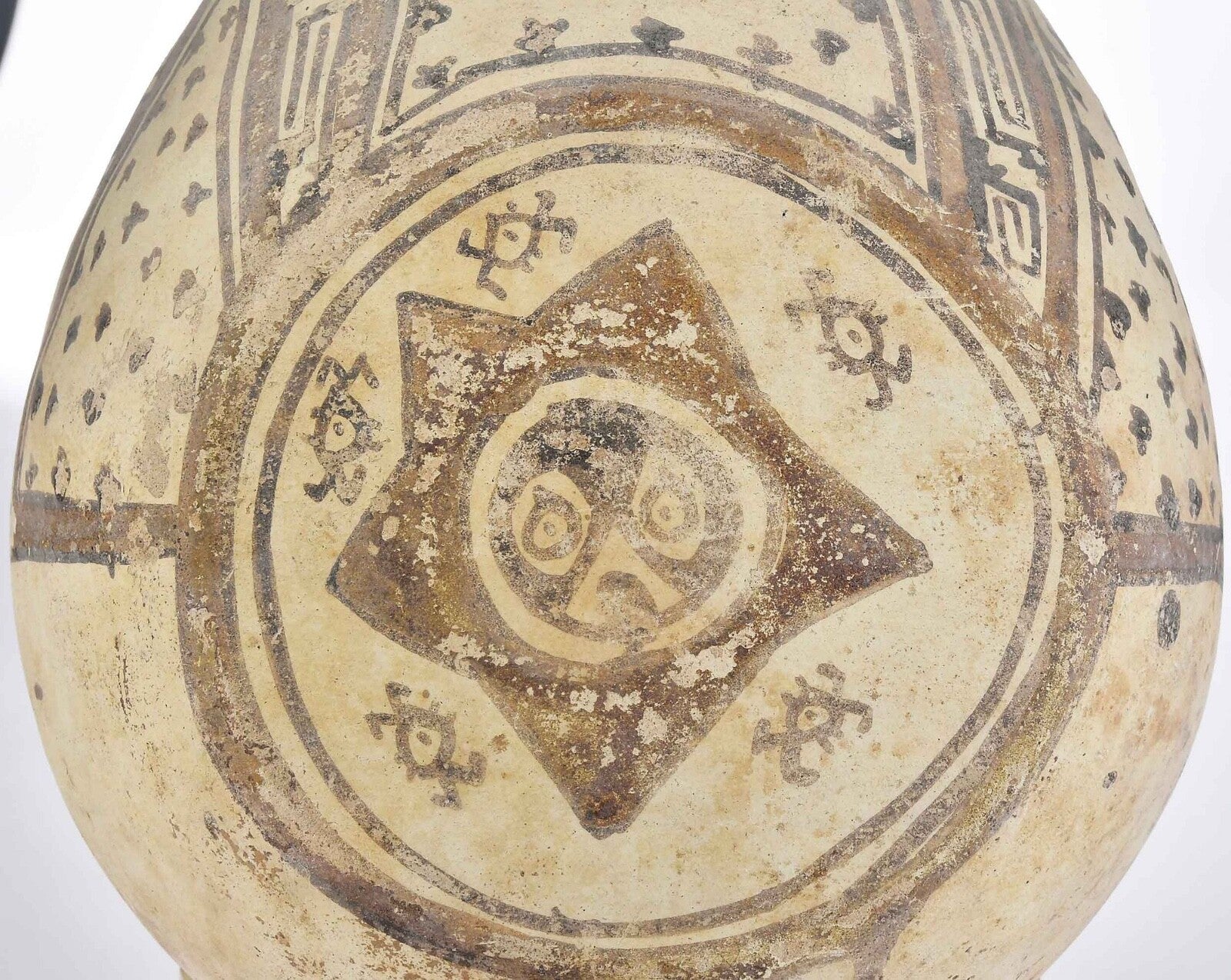 Chancay Painted Ovoid Amphora – Coastal Peru, Circa 1100–1400 CE