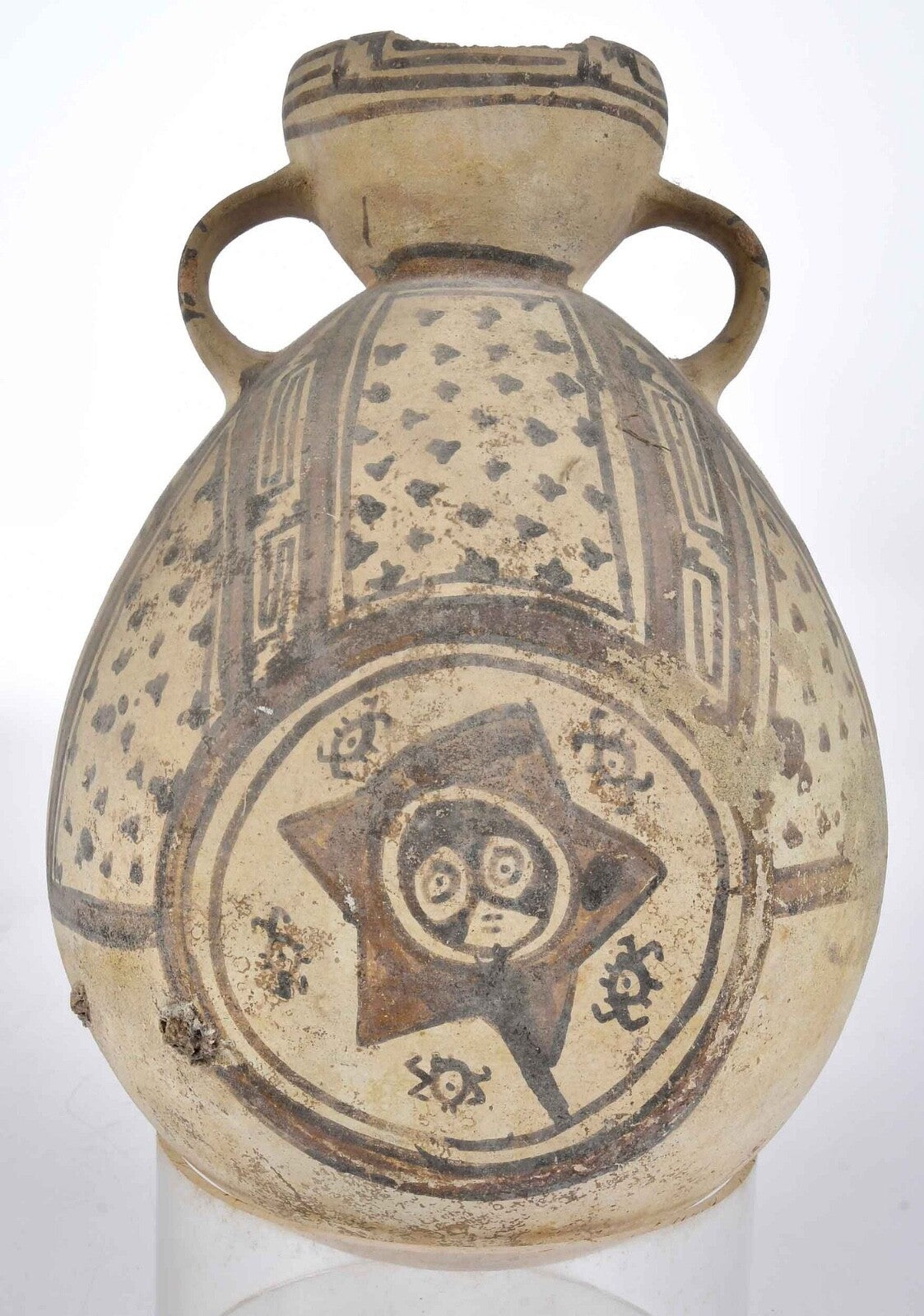 Chancay Painted Ovoid Amphora – Coastal Peru, Circa 1100–1400 CE
