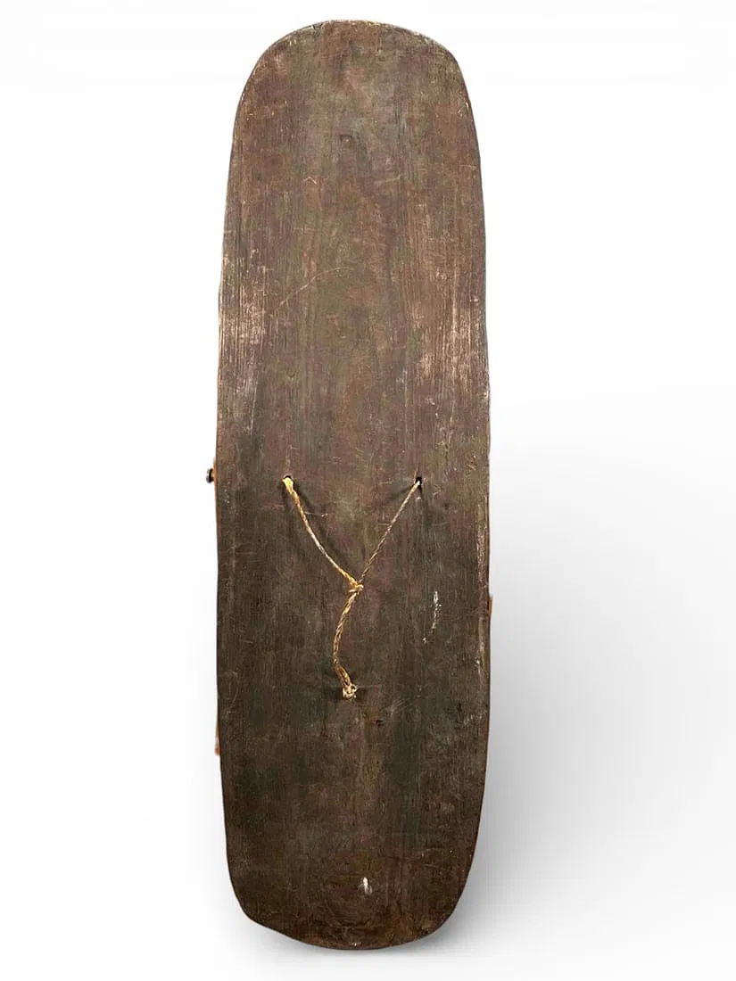Papua New Guinea Mendi War Shield – Southern Highlands Tribal Shield – 51 in