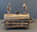 Dogon Lost-Wax Bronze Aduno Koro Box – Ancestor Figures – 19th Century or Earlier