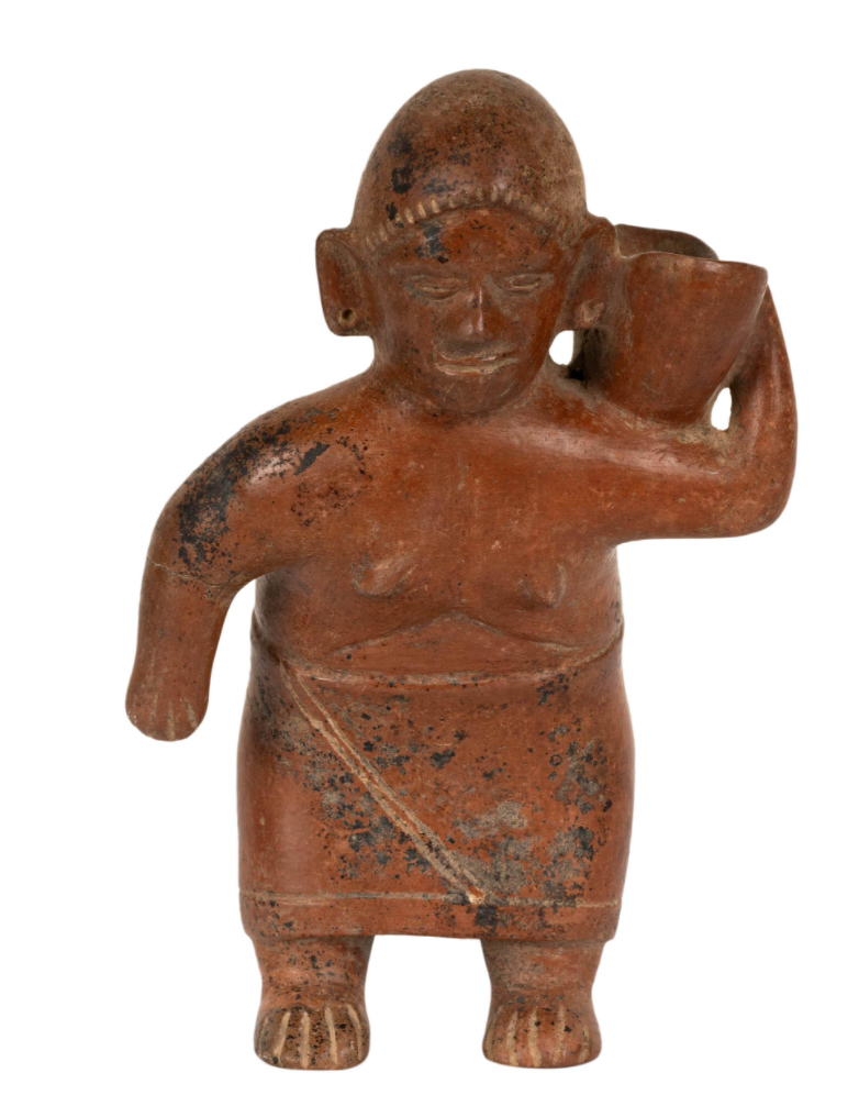 Standing Hunchback Female Figure – Protoclassic Period, circa 100 BCE – 250 CE
