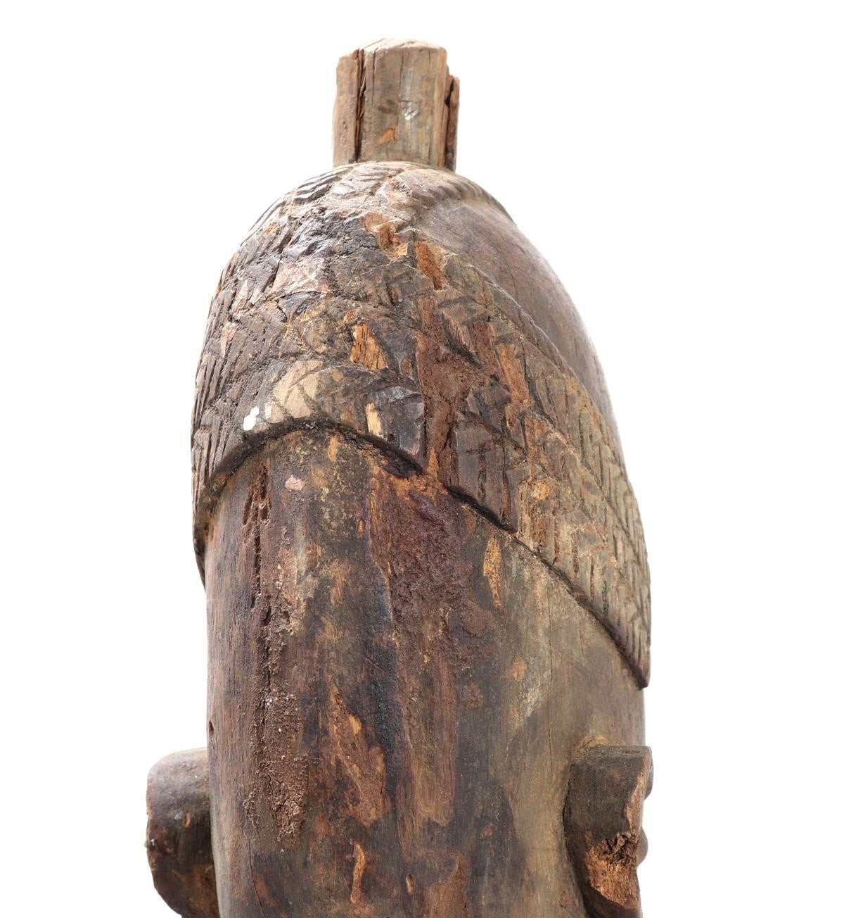Large 52" Dogon Mother and Child Sculpture – Mali, West Africa – 20th Century