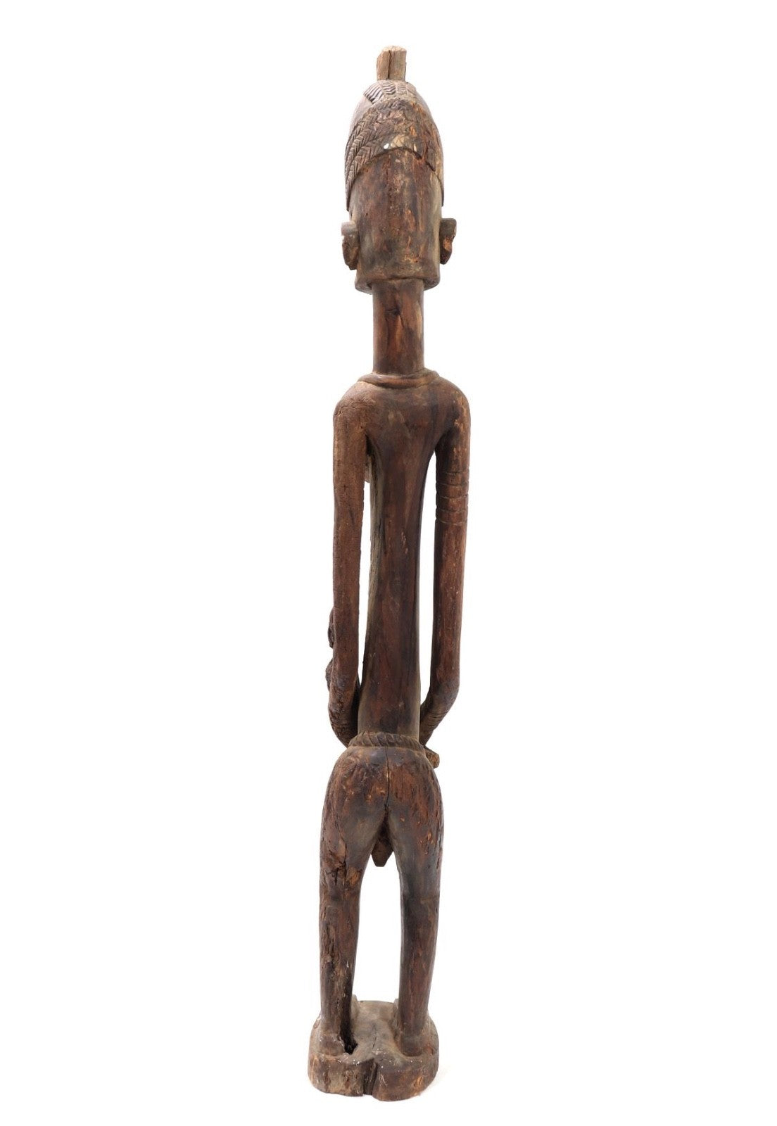 Large 52" Dogon Mother and Child Sculpture – Mali, West Africa – 20th Century