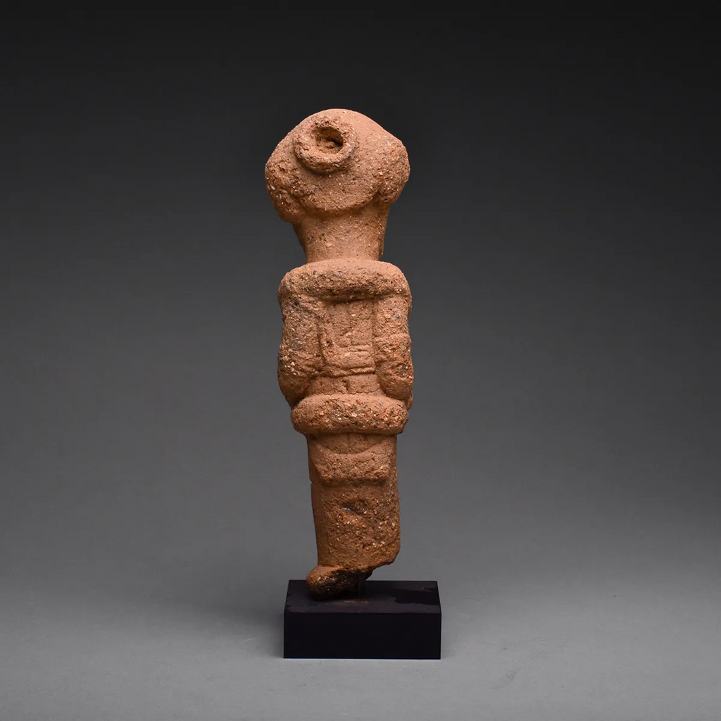 Ancient Nok Terracotta Standing Chieftain Figure – Nigeria, circa 500 BCE – 200 CE