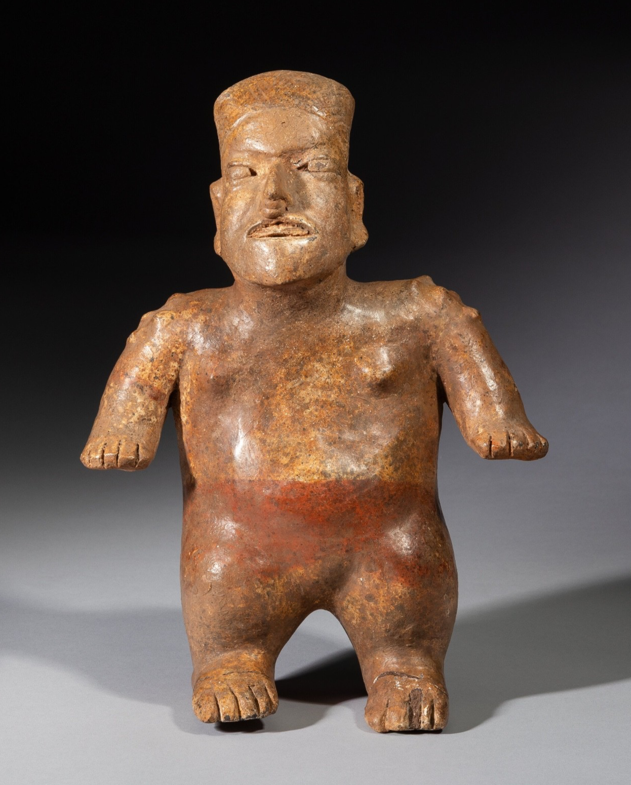 Pre-Columbian Nayarit Standing Female Figure – West Mexico, circa 300 BCE – 300 CE