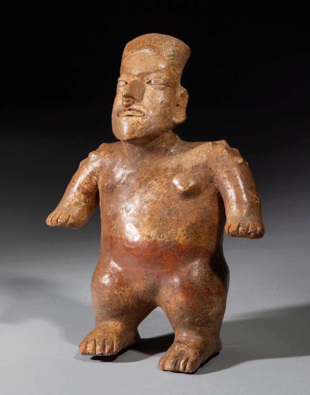 Pre-Columbian Nayarit Standing Female Figure – West Mexico, circa 300 BCE – 300 CE